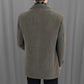 Men’s Stylish Notched Lapel Winter Tweed Jacket with White Duck Down Lining