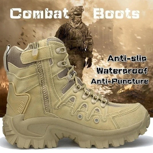 🎁Black Friday Sale – Limited time 50% DISCOUNT🎁Men Outdoor Waterproof Non-Slip Hiking Boots Combat Boots