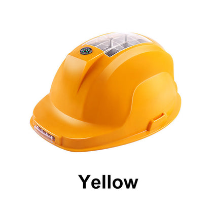 🎅Christmas Pre-Sale🎁Multifunctional Solar LED Safety Working Helmet Built-in 10500mAh Dual Fans